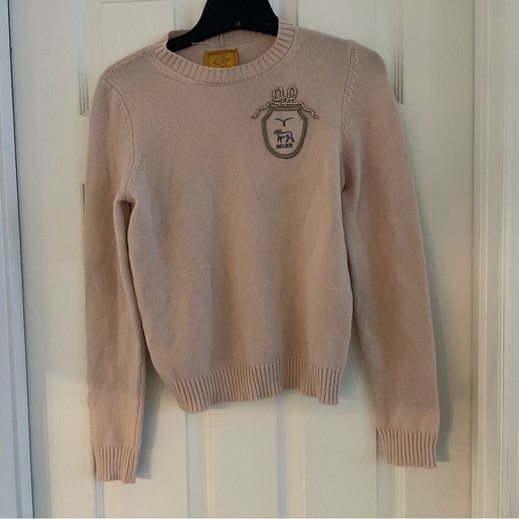LE LION x Anthropologie Zodiac Aries Merino Wool crest Sweater 20198 - Picture 4 of 10